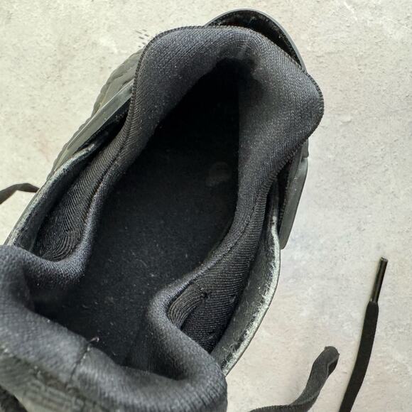 Nike Shoes Womens Sz 8 Air Huarache Running Sneakers 634835-012 Black Leather - Picture 9 of 10